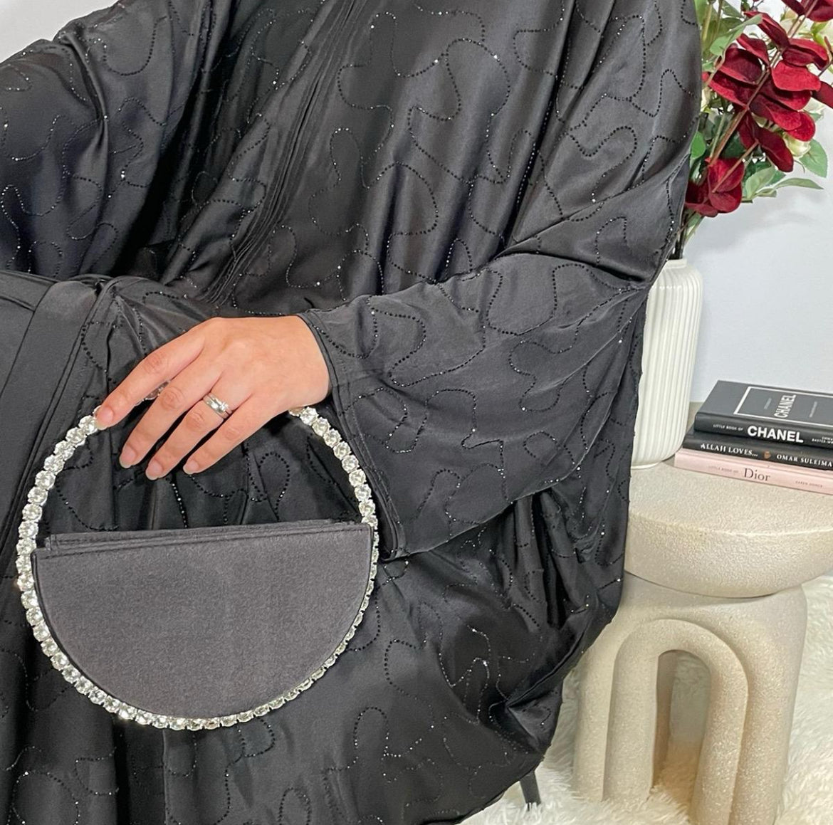 Alayna Abaya set - Black