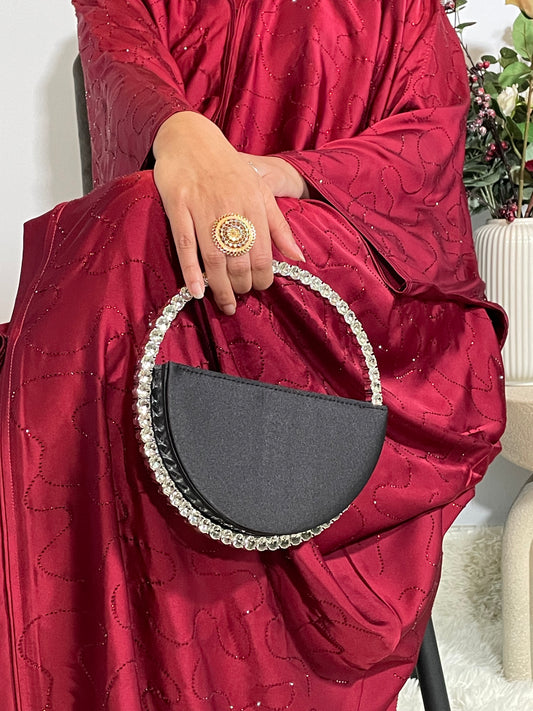 Alayna Abaya set - Deep Red