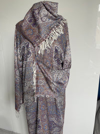 Pashmina Abaya Lilac Wave   #4
