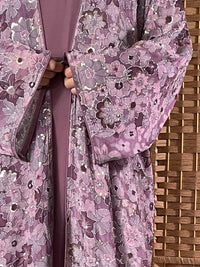 Saniyah Abaya - Purple — Image 4