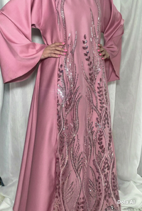 Lamia Abaya -Pink — Image 1