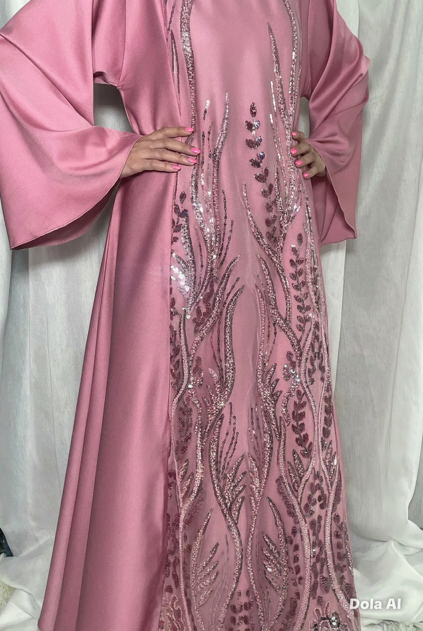 Lamia Abaya -Pink