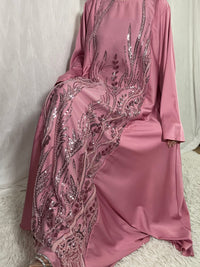 Lamia Abaya -Pink — Image 3