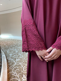 Aqsa Abaya- Maroon