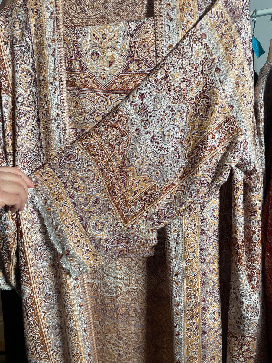 Pashmina Abaya Light Mustard #16