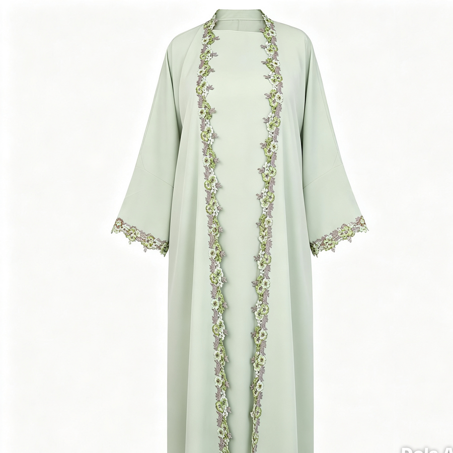 Reem Abaya - Sage Green