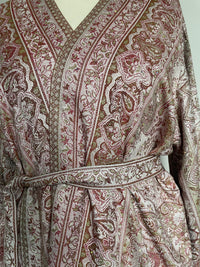 Green/ Red Blend Pashmina Kimono/ Wrap — Image 2
