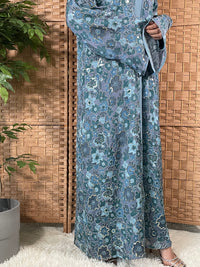 Saniyah Abaya - Blue — Image 4