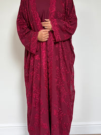 Aaira Abaya- Deep Maroon