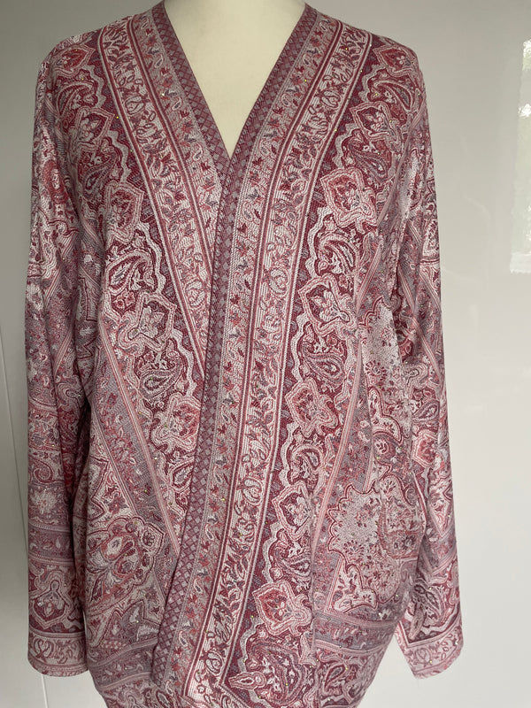 Pink Blend Pashmina Kimono/ Wrap