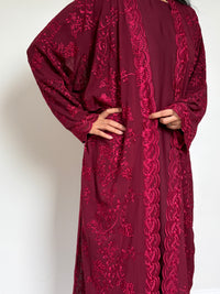 Aaira Abaya- Deep Maroon