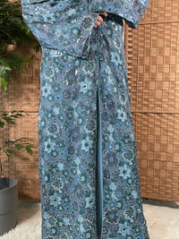 Saniyah Abaya - Blue — Image 3
