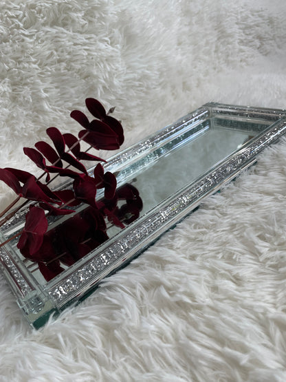 Crushed Crystal Mirrored tray - SALE