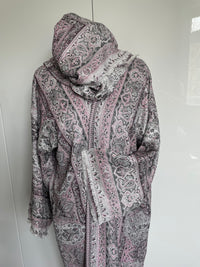 Pashmina Abaya Black Pink  #3