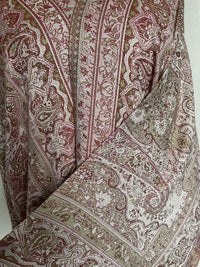 Green/ Red Blend Pashmina Kimono/ Wrap — Image 3