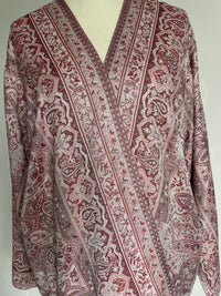 Maroon blend Pashmina Kimono/ Wrap — Image 2