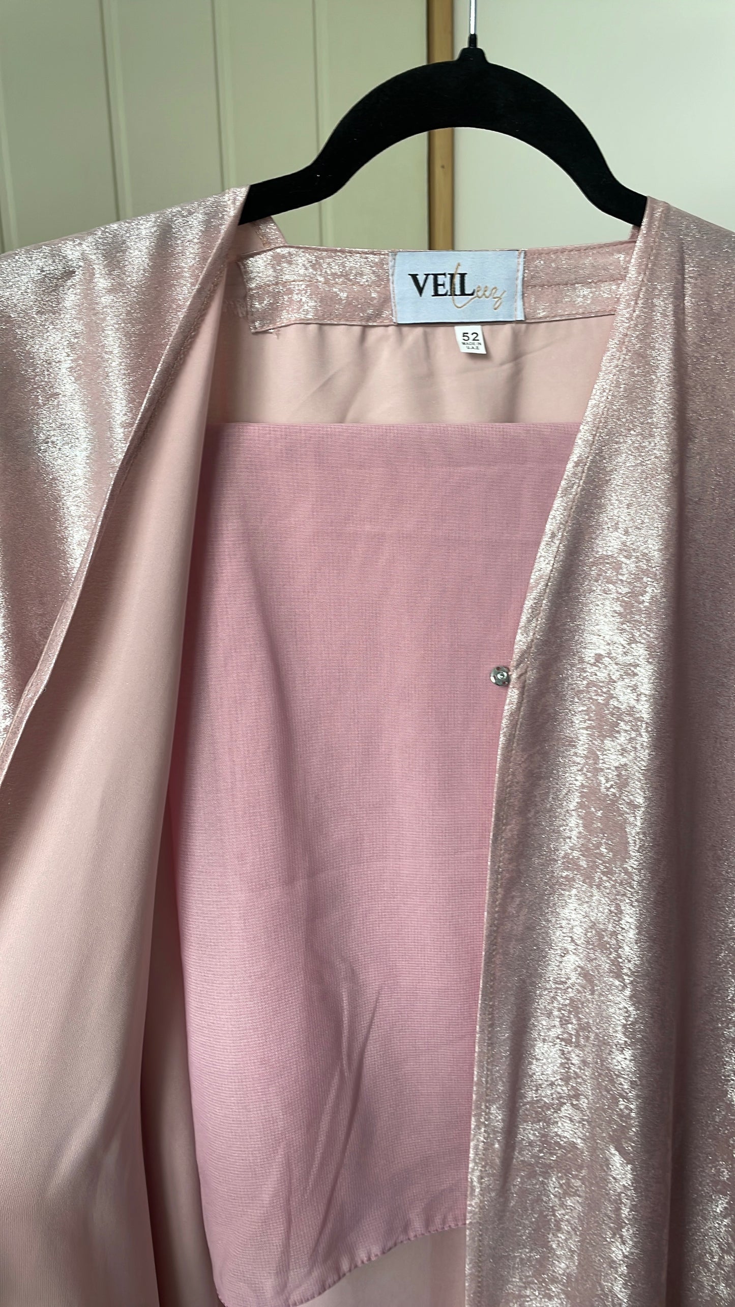 Noreen Fariha Abaya- Blush Pink