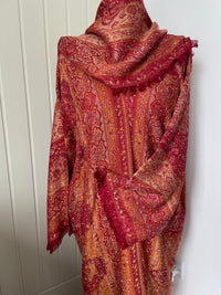Pashmina Abaya Red Orange #27