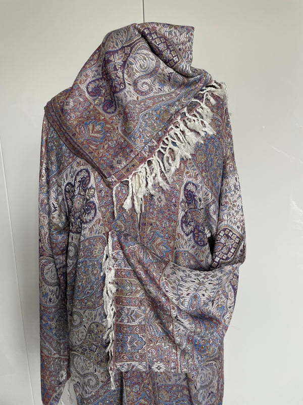 Pashmina Abaya Lilac Wave   #4