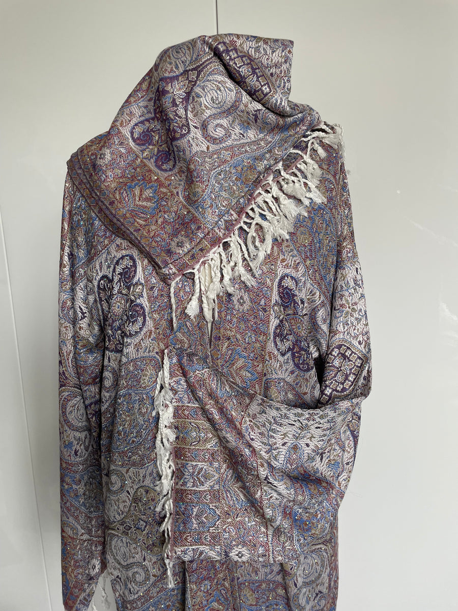 Pashmina Abaya Lilac Wave   #4