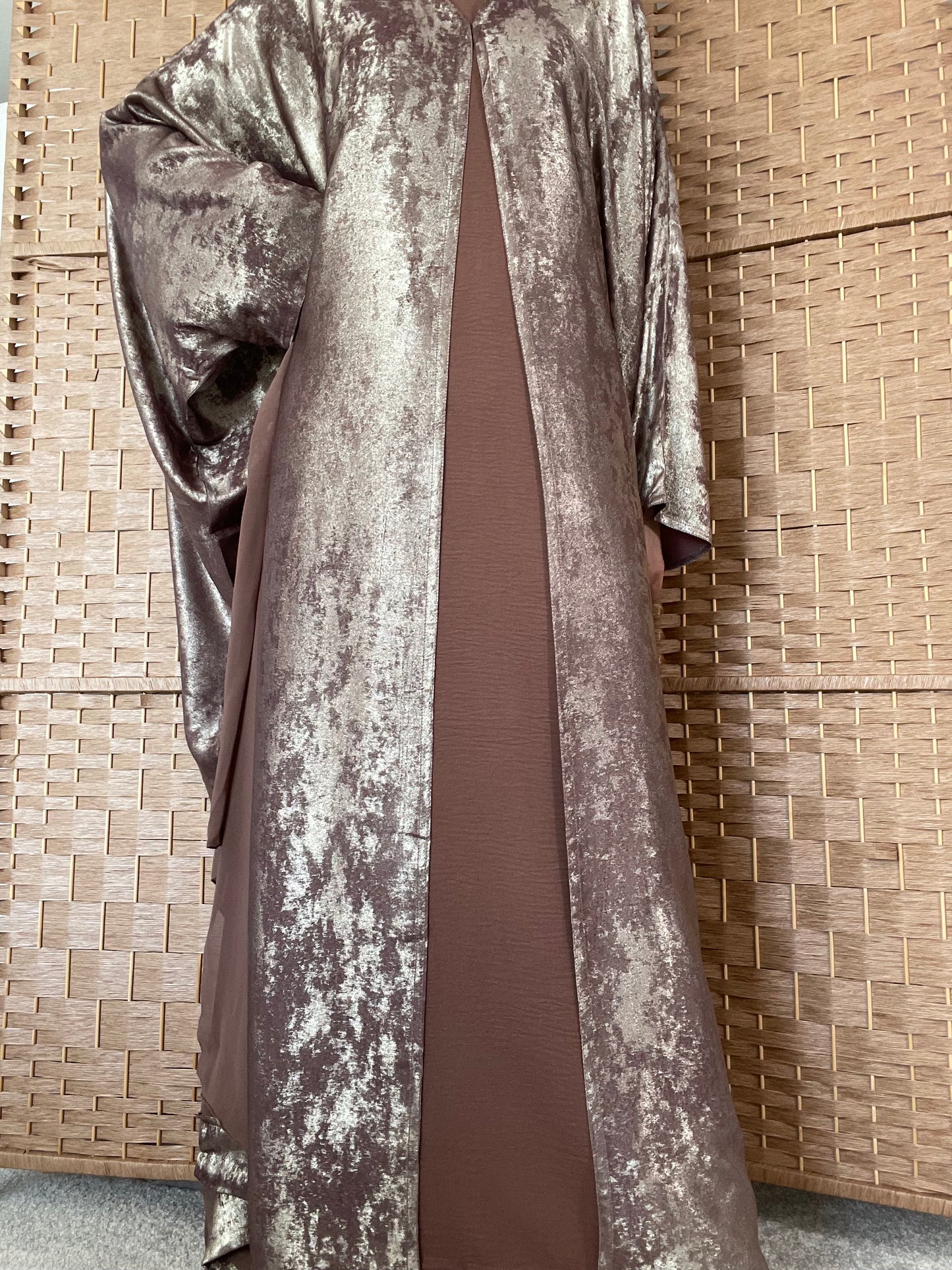 Noreen Fariha Abaya - Mocha Brown