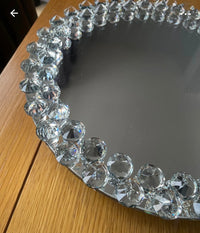 Rotating Mirrored Crystal Tray (Sale)