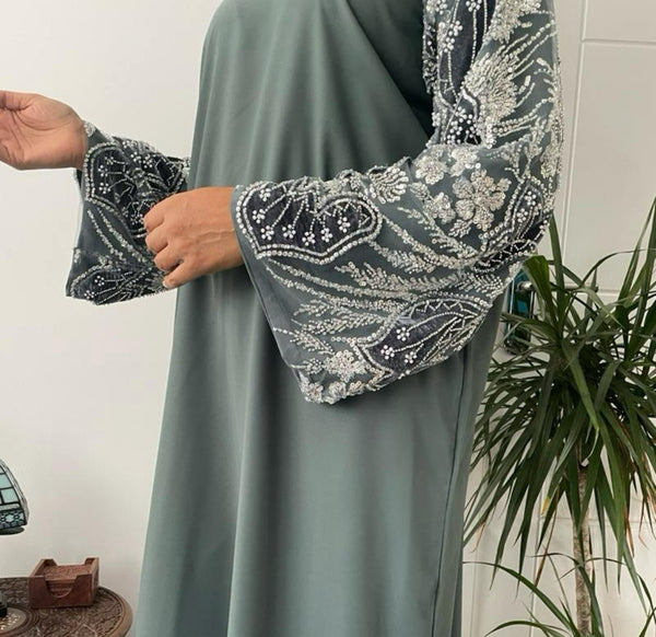 Aisha Abaya -Sage Green Sale