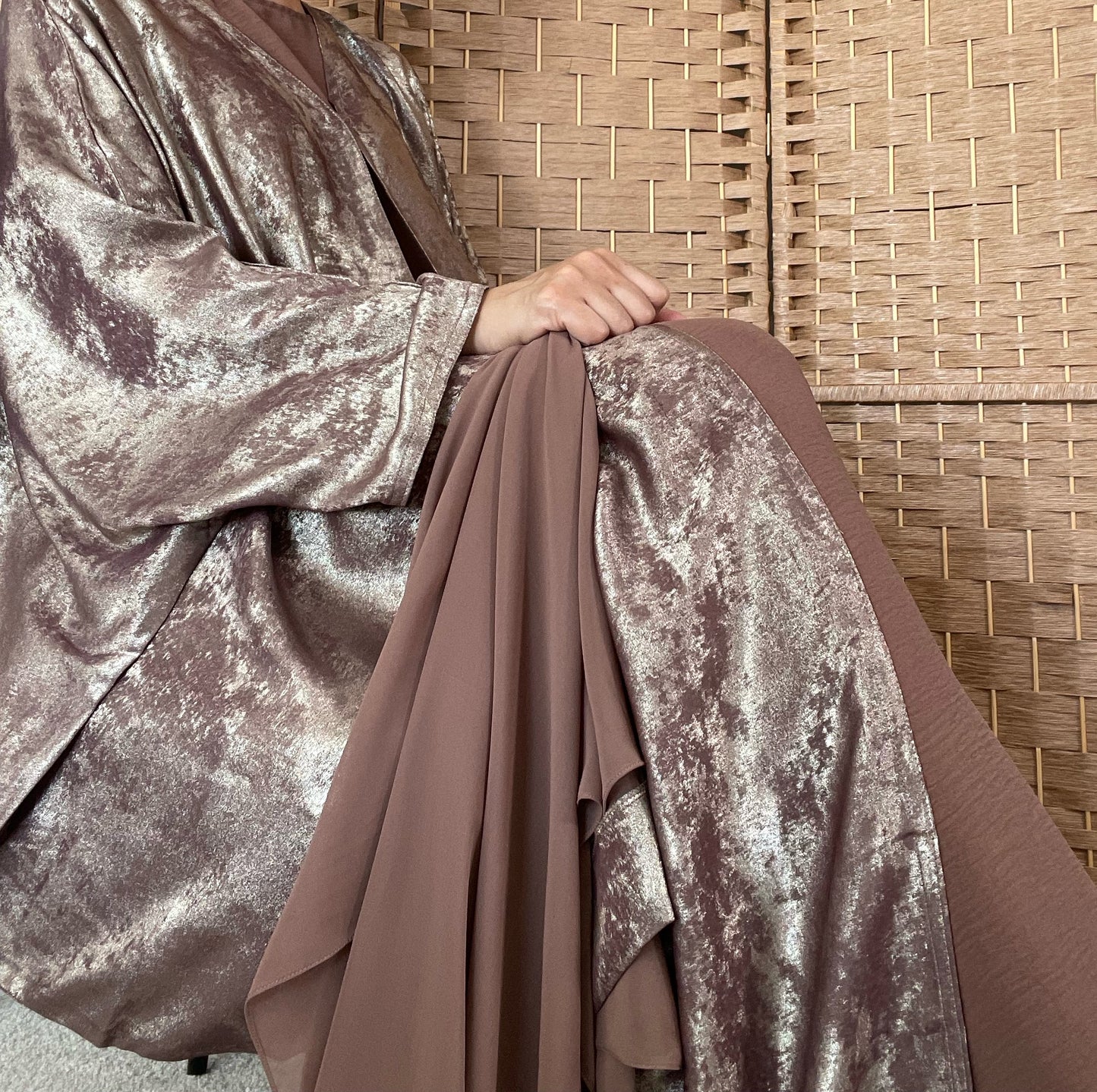 Noreen Fariha Abaya - Mocha Brown