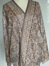 Gold/Brown Blend Pashmina Kimono/ Wrap — Image 3