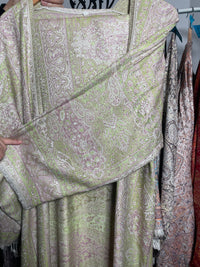Pashmina Abaya Pastel Lime #23