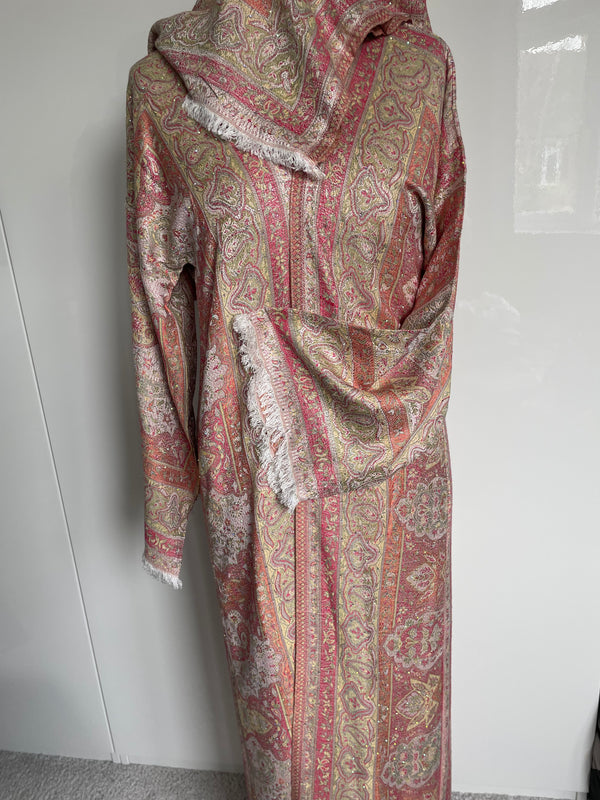 Pashmina Abaya Peach   #7
