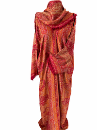 Pashmina Abaya Red Orange #27
