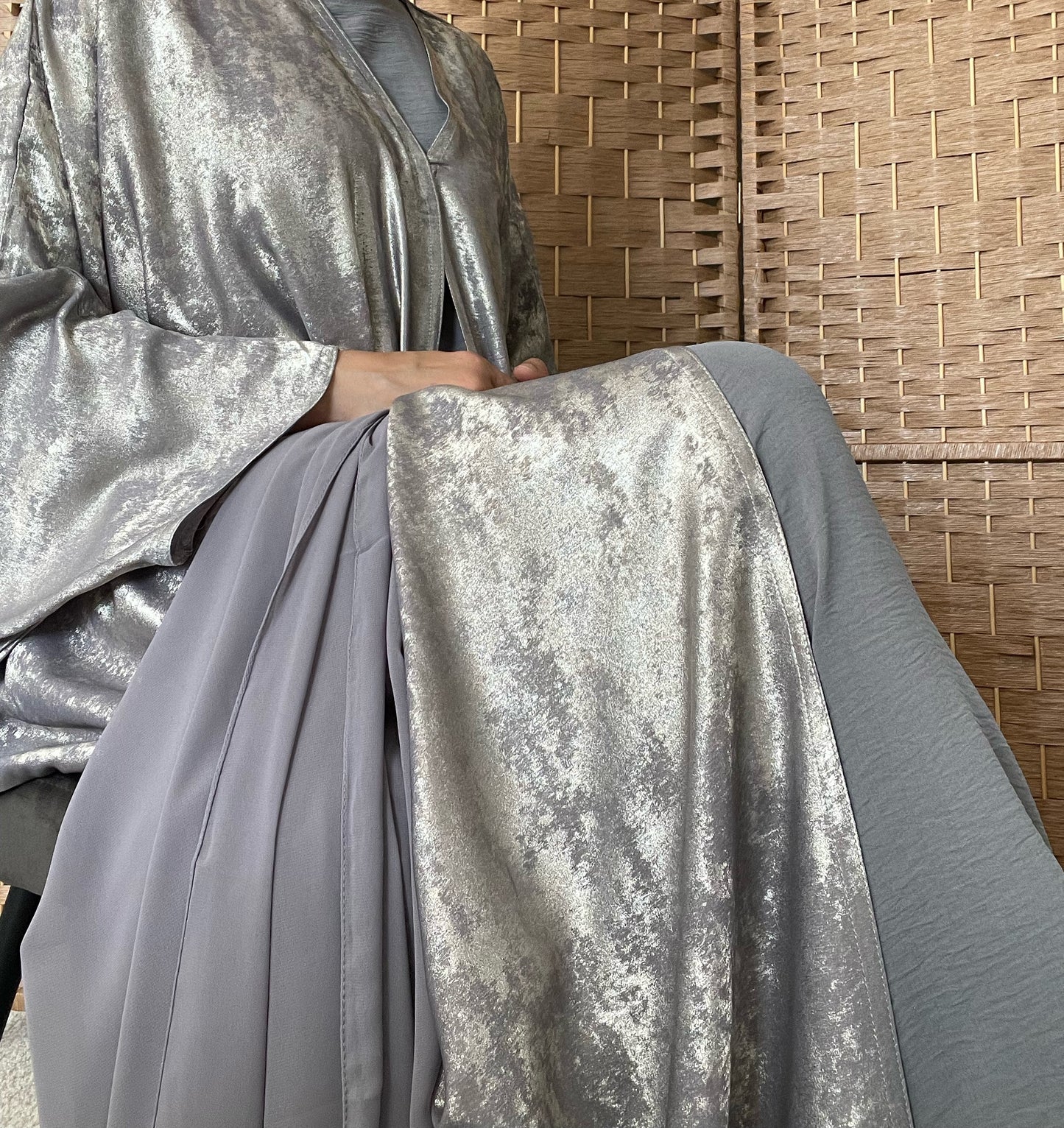 Noreen Fariha Abaya- Grey full set