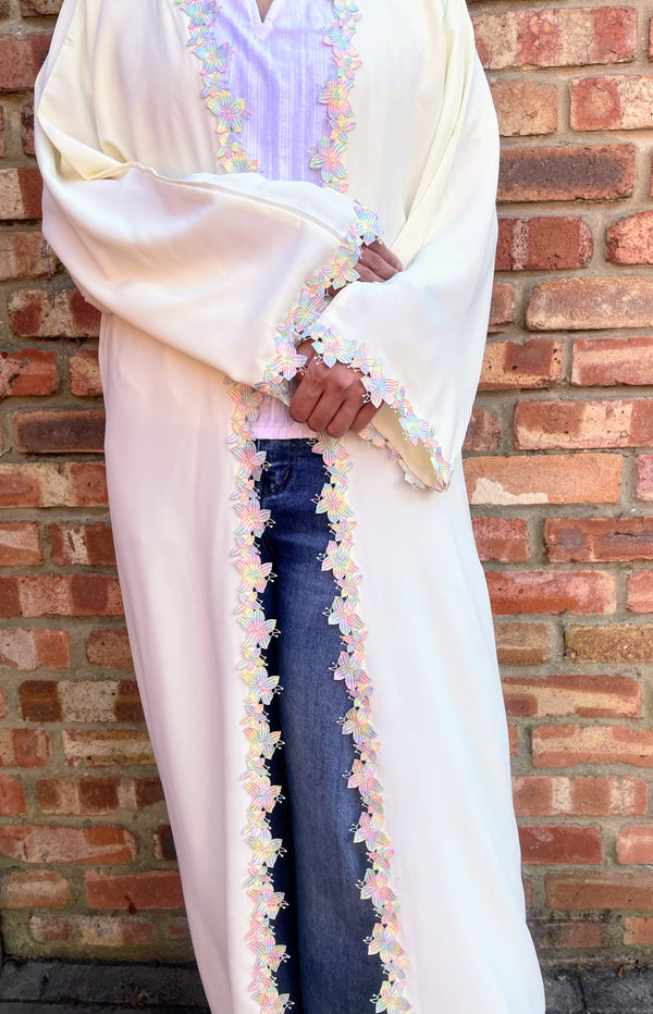 Maham Abaya - Butter Yellow