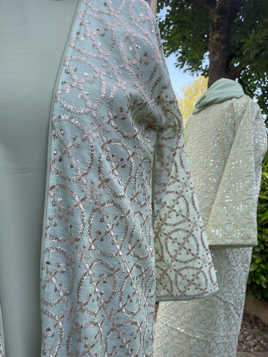 Dina Abaya - Mint Green