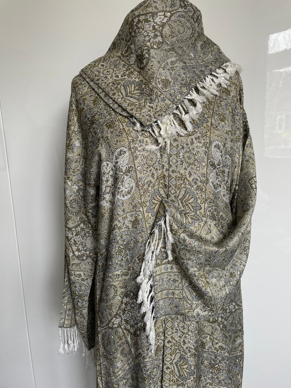 Pashmina Abaya Olive  #8