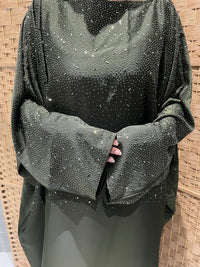 Sara Abaya - Khaki Green — Image 4