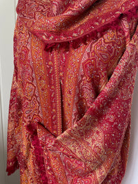Pashmina Abaya Red Orange #27