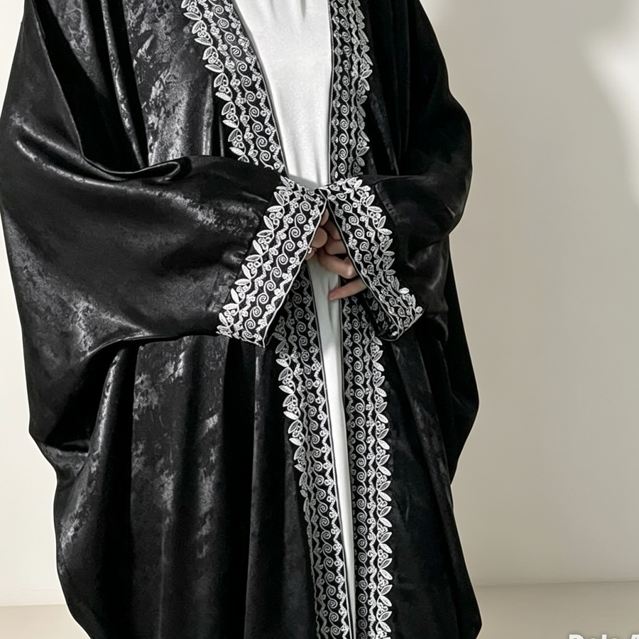 Fariha Abaya - black