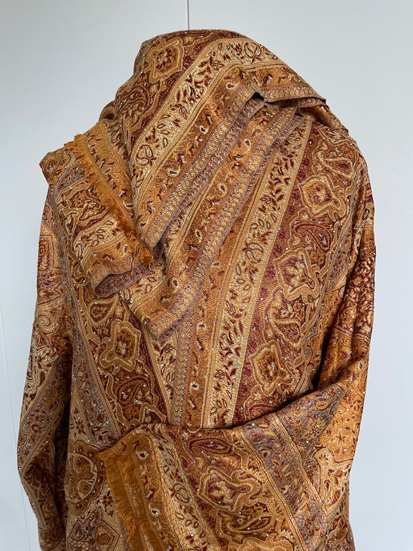 Pashmina Abaya Deep Mustard #14