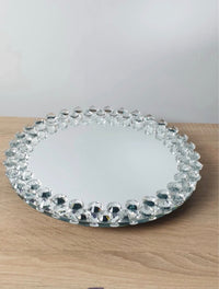 Rotating Mirrored Crystal Tray (Sale)