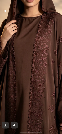Maya Abaya - Brown (defect)
