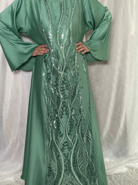 Lamia Abaya -Green — Image 2