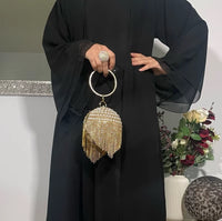 Maya Abaya - Black Chiffon