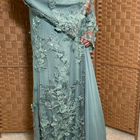 Luxurious Nora Abaya- Mint Green (defect ) 50