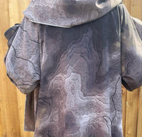 Marble Abaya-Grey