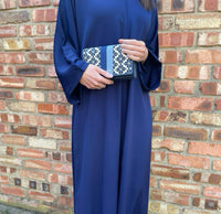 Leyla Closed Abaya - Blue(Sale) — Image 1