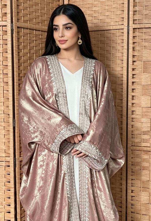 Fariha Abaya - Rose Pink